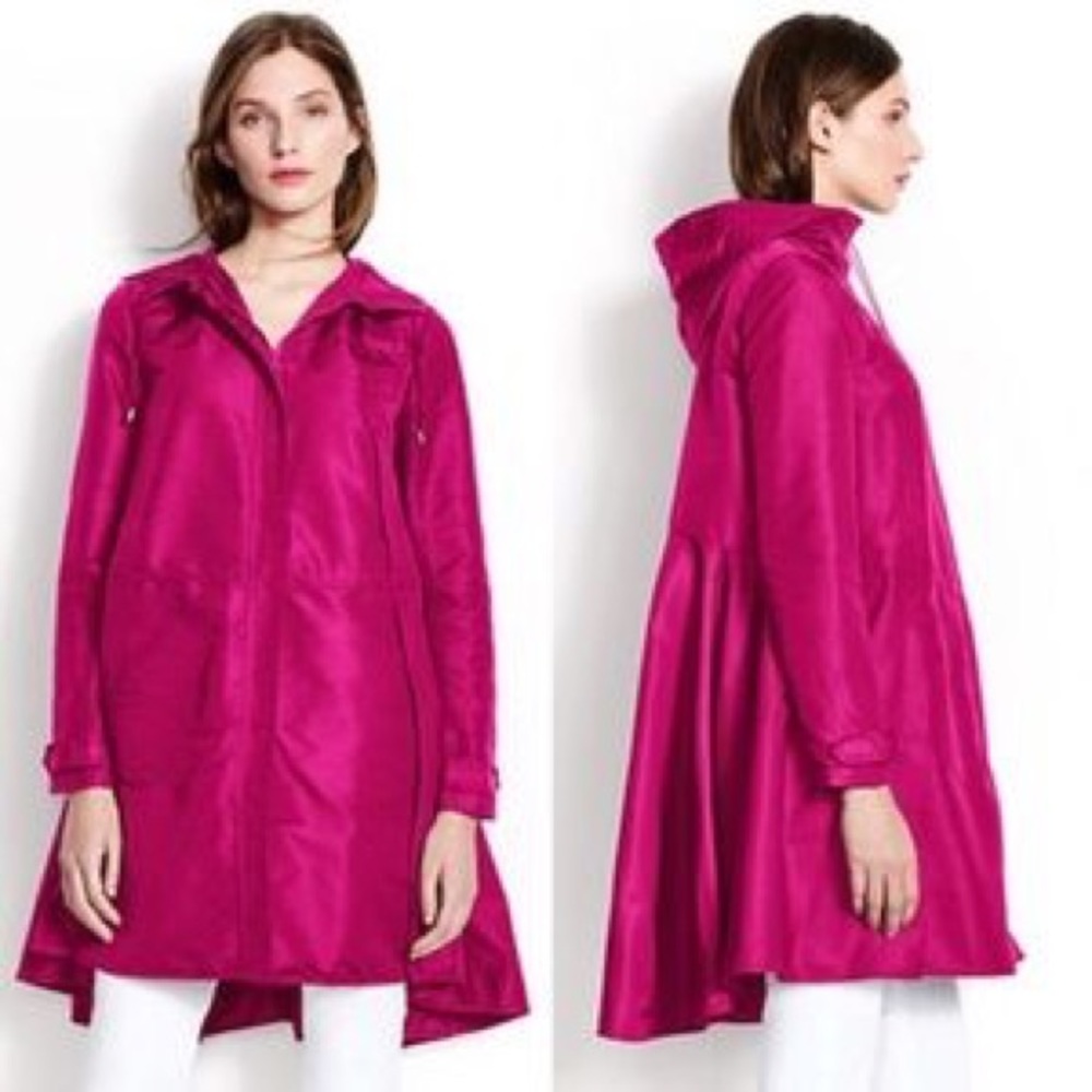 Lands End NWOT pink Rain Coat sz 6